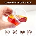 thumbnail image 4 of BYSNOW 4 oz Jello Shot Cups with Lids, Clear Plastic Condiment Cups, 360 Count, 4 of 10