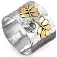 thumbnail image 5 of QQTDFG Vintage Women 925 Silver Plated Flower Ring Band Wedding Rings Jewelry SZ6-10-#6-9, 5 of 9