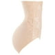 thumbnail image 4 of Gibobby Leggings con bolsillos Corsé para mujer, dispositivo entrenamiento cintura, malla translúcida ajustada, pantalones moldeadores glúteos, pantalones moldeadores transpirables（Beige， S), 4 of 5