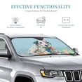 thumbnail image 3 of Bingfone A Funny Little Dalmatian Puppy Car Windshield Sunshade,Sun Foldable Sun Shield Sun Visor For Car - Small, 3 of 8
