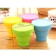 thumbnail image 2 of Cateissary Taza plegable multicolor de 4 Uds., taza plegable de silicona de grado alimenticio, portátil para viajes, Camping, escuela, taza para Utensilios de cocina, 2 of 6
