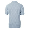 thumbnail image 3 of Men's Cutter & Buck Navy LA Galaxy DryTec Virtue Eco Pique Botanical Print Recycled Polo, 3 of 3