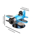 thumbnail image 3 of Drifting Solar Rotating Airplane Ornament Car Interior Accessory Novelty Vehicle Decoration, 3 of 4