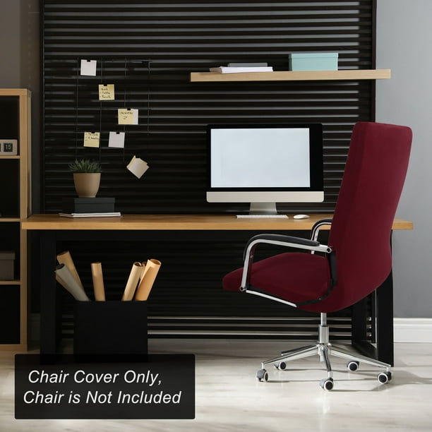 Stretch Waterproof Jacquard Office Computer Chair Cover Swivel