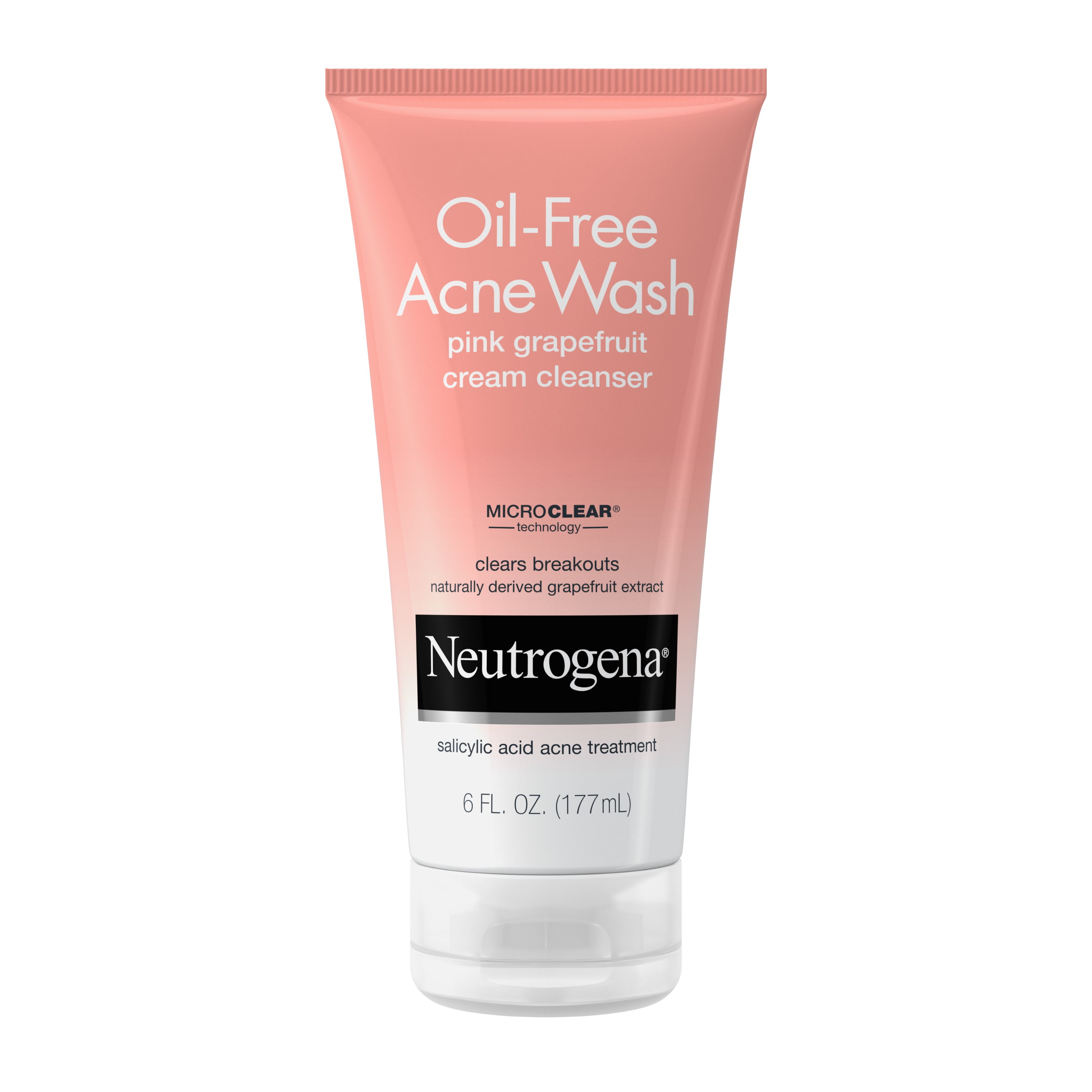 Neutrogena Oil Free Acne Cream Facial Cleanser For Oily Skin Acne 