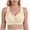 Beige, variant on Older Women Bras Plus Size Bralettes Heavy Breast Lingerie Wire-Free Camisole Front Closure Tank Top Seamless No Underwire Soft Comfy Bra