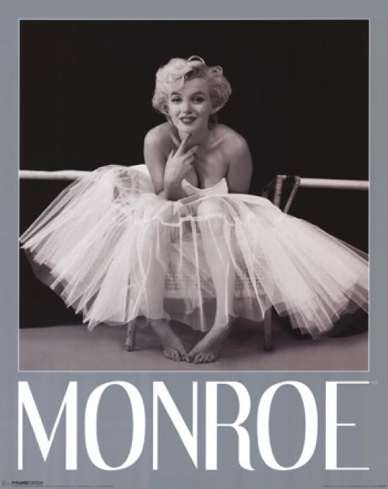 stout En smule tillykke Marilyn Monroe - Ballerina Laminated Poster by Milton Greene (16 x 20) -  Walmart.com - Walmart.com