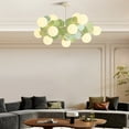 thumbnail image 4 of Arturesthome French Cream Style Living Room Chandelier,Magic Bean Molecular Ceiling Pendant Lamp,Modern Elegant Decorative Lamp,Glass Chandelier, 4 of 10