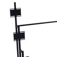 thumbnail image 3 of Benzara BM230448 Convertible Design Metal Display Headboard Rack, Black, 3 of 5