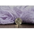 thumbnail image 5 of Linon New Flokati 1400 gram Area Rug Collection, Pastel Violet, 2.4' x 4.3', 5 of 5