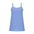 thumbnail image 3 of ShomPort Women's Casual Tank Tops Summer Trendy Spaghetti Strap Adjustable Round Neck Camisoles, 3 of 7