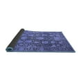 thumbnail image 2 of Ahgly Company Indoor Square Oriental Blue Industrial Area Rugs, 3' Square, 2 of 4