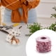 thumbnail image 5 of Cinta de encaje transparente con cuentas de perlas de 10 metros para decoración de bodas DIY, color rosa Rosado, 5 of 6