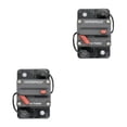 thumbnail image 2 of Riwesomey Disyuntor de coche RV en línea de 12 V/32 V, soporte de fusible de reinicio Manual 250A Tipo 1 2piezas, 2 of 6