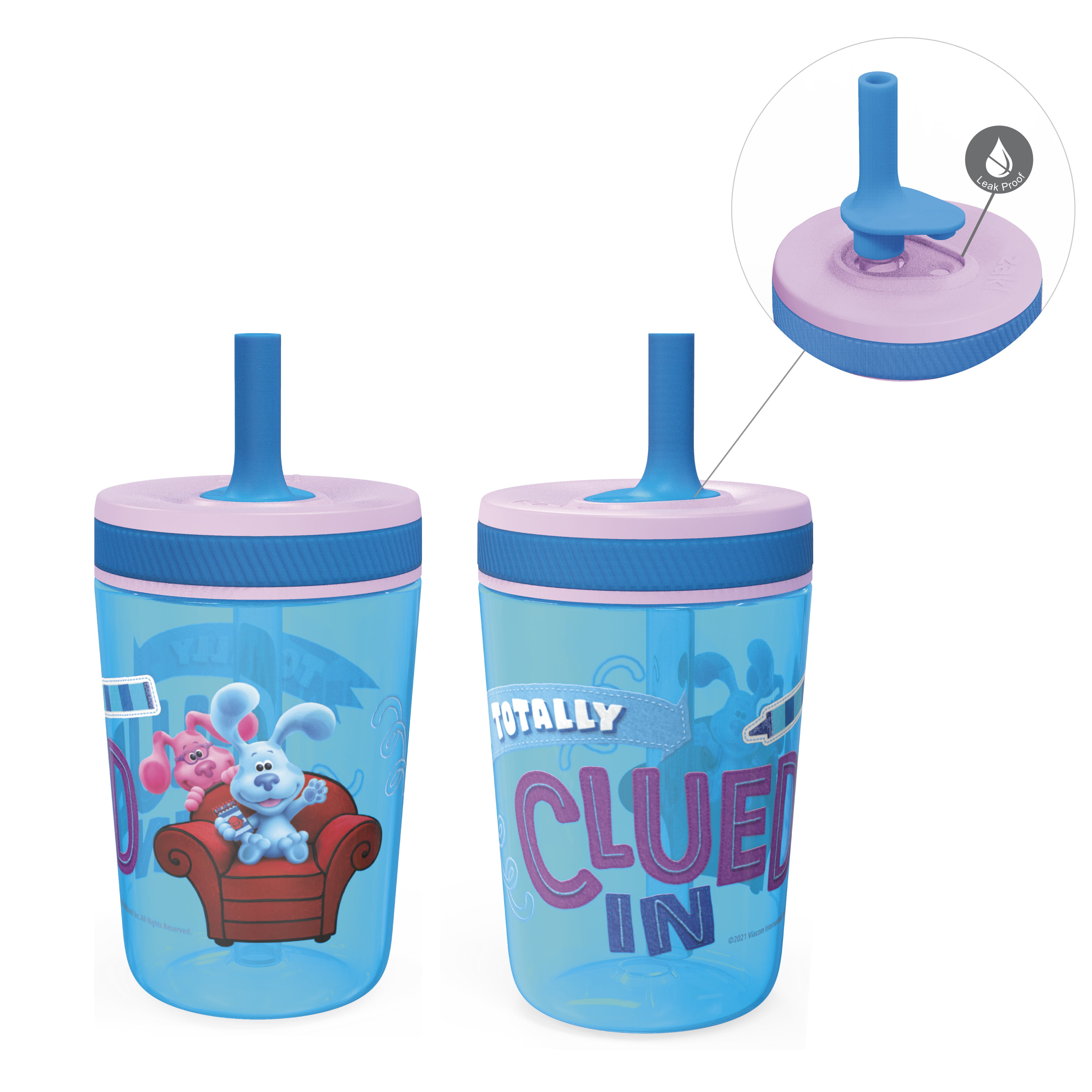  Zak Designs 15oz Bluey Kelso Tumbler Set, BPA-Free Leak-Proof  Screw-On Lid with Straw Made of Durable Plastic and Silicone, Perfect  Bundle for Kids, 2 Count (Pack of 1) : Baby