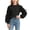 Black, variant on StSilkitty Girls Casual Tops Puff Long Sleeve Bowknot Crewneck Pullover Tees Fall Lightweight Fashion T-Shirts Size 2-10