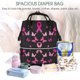thumbnail image 5 of Disketp Breast Cancer Mochila de Pañales de Gran Capacidad con Múltiples Bolsillos, Mochila de Viaje Multifuncional para Bebé, Unisex, Moderna y Resistente, 5 of 6