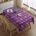 thumbnail image 2 of Happy Halloween Table Cloth Wrinkle Resistant Washable Tablecolths Table Covers Evil Pumpkin Ghost Rectangle Table Cover for Halloween Birthday Wedding Graduation, 2 of 5
