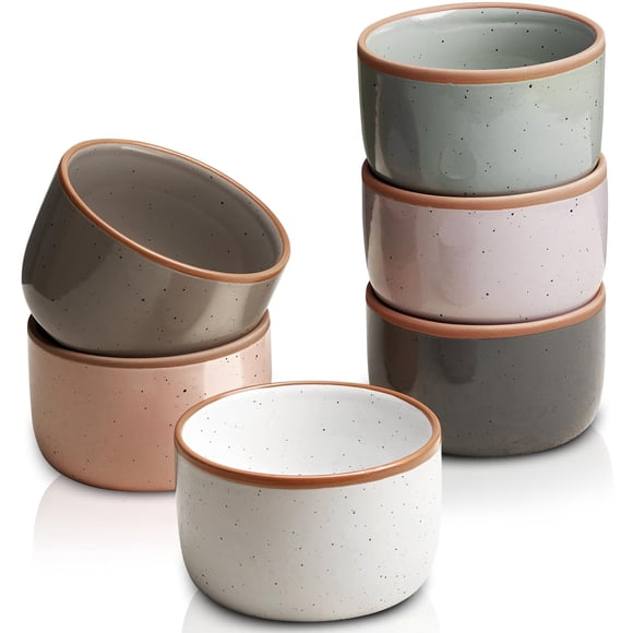 Juego de ramekins Gencywe Morandi Color, porcelana, 180 ml, 6 piezas