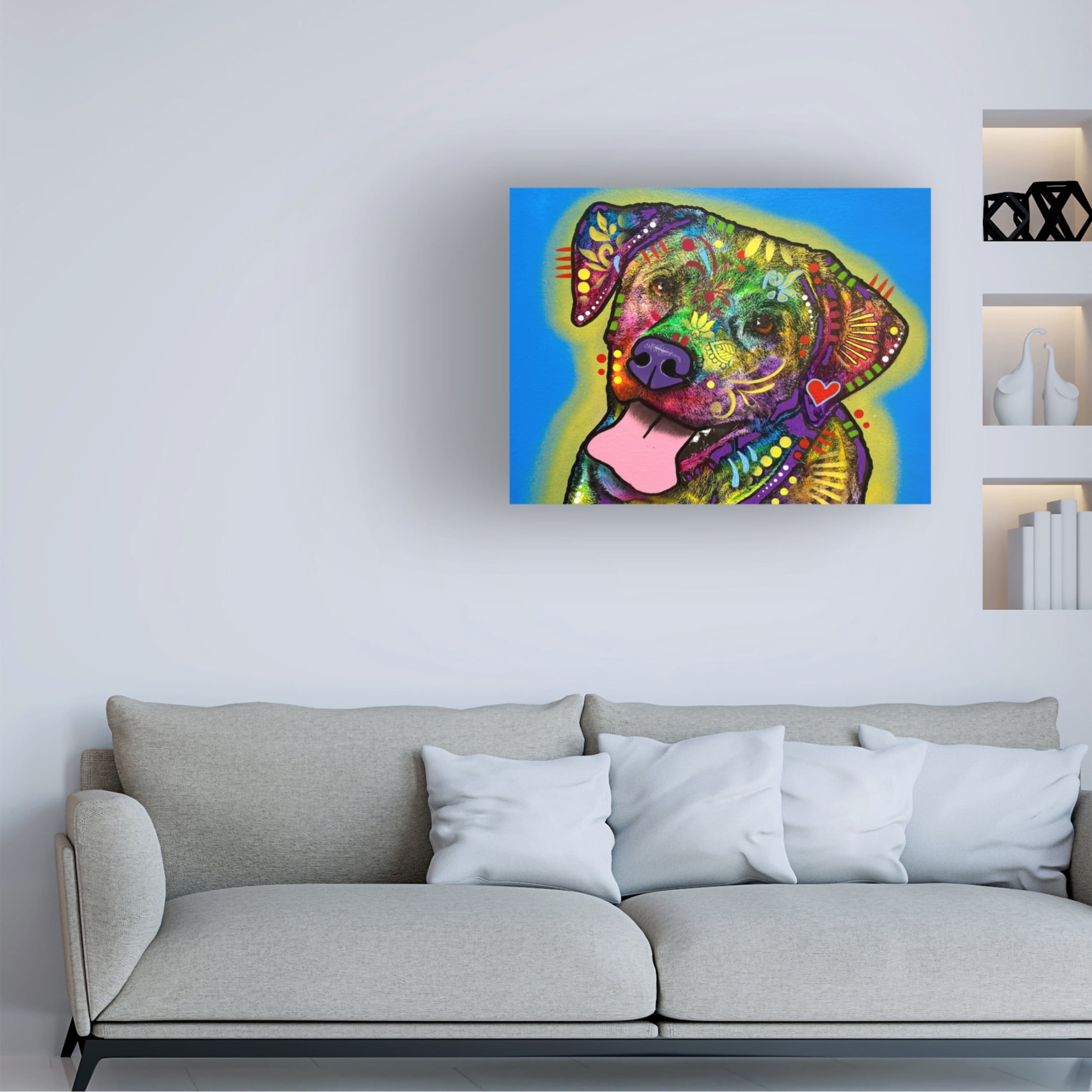 Canvas Wall Art - Dean Russo 'You Just Say The Word' Wall Art for Living Room, Bedroom, or Office Décor by Trademark Fine Art - 24 x 18 Inches