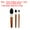 Brown Red, variant on Uxcell 3 Size Blending Stump Artist Blending Sponge Pen, 2 Set Rubbing Sponge Brush for Drawing Correction, Rose Gold