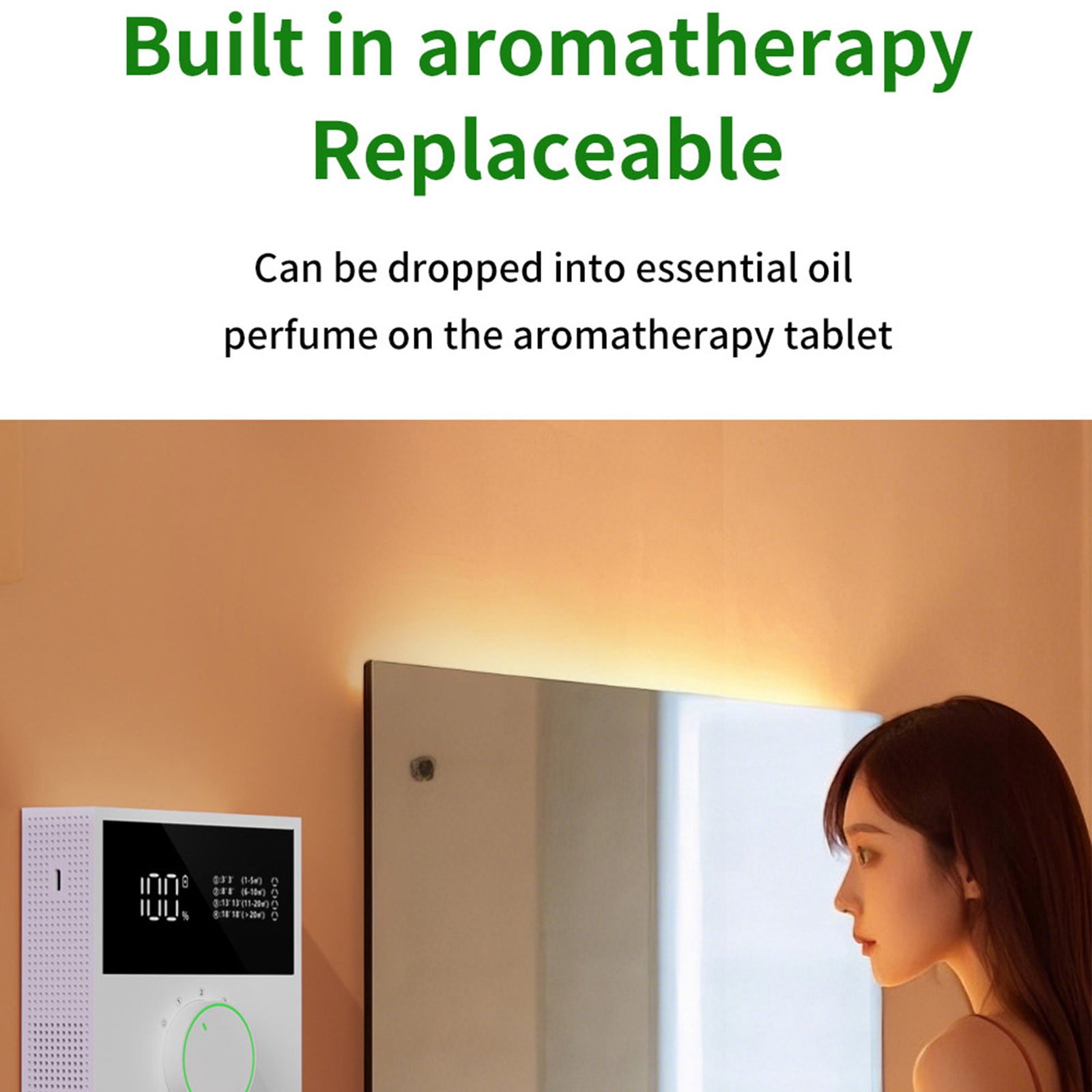 Air Purifier With Negative Ion Generator Odor Eliminator Home Bathroom Pet Smells Removal Freshener Filterless