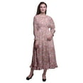 thumbnail image 1 of Bimba Robe Maxi à Volants Longue Bohème Renaissance en Coton à Smocks pour Femme - Grand, 1 of 5