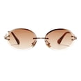 thumbnail image 3 of de sol para mujer Retro Clásico Fiesta Lente tintada Protección marrón Sunnimix Gafas de sol con corte de diamante, 3 of 6