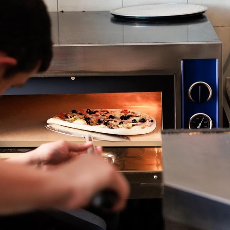 Extra Large Rectangular Pizza Stone - 22 X 14 X 0.6 Inch Cordierite, For Oven & Grill, Includes Scraper & Parchment Paper