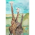 thumbnail image 2 of Derr, Wynn 13x18 Black Modern Framed Museum Art Print Titled - Southern Giraffes, 2 of 4