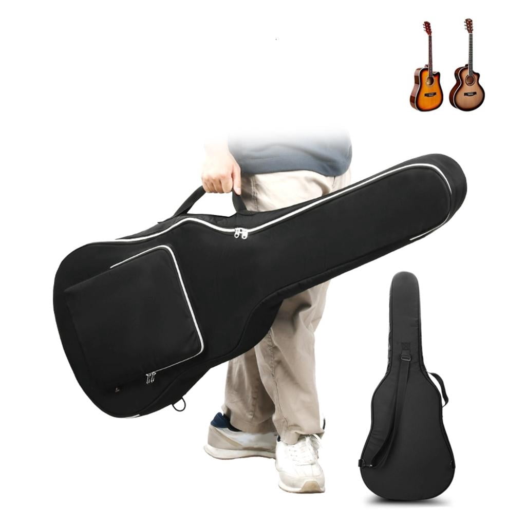 Yihuala Light Weight Guitar Storage Bag Adjustable Shoulder Strap Thicken Electric Guitar Backpack For 40 41inch Guitars