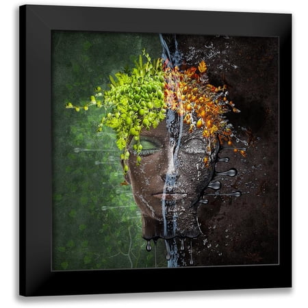Simongulashvili, Natalia 12x12 Black Modern Framed Museum Art Print Titled - Metomorphosis