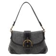 thumbnail image 1 of Bolso Hombro Maillard Con Costuras Mezclilla Páramo Casual Retro Europeo Y Americano (gris Oscuro), 1 of 9
