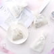 thumbnail image 2 of Bewildely Bolsas de cuerda para dibujar, bolsa de almacenamiento de dulces, bolsillo de embalaje portátil para vacaciones para aniversario, cumpleaños, Kits de decoración para fiestas Blanco Bewildely HA0327-00B, 2 of 6