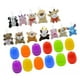 thumbnail image 2 of 12 Uds huevos de Pascua rellenos Mini figuras de juguete de animales de peluche huevos de Pascua precargados para niños y niñas, 2 of 9