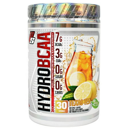 - Pro Supps, HydroBCAA Texas Tea 30 Servings (15.3oz)