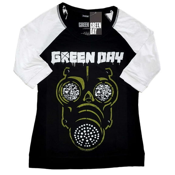 Green Day Green Mask Junior Top Large White