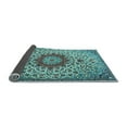 thumbnail image 2 of Ahgly Company Indoor Rectangle Medallion Light Blue Traditional Area Rugs, 6' x 9', 2 of 4