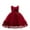 A107 Wine, variant on Xdegoge Dress for Girls Tulle Flower Applique Pageant Gown with Lace Trim Formal Wedding Party Princess Dress