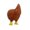 Brown, variant on Nnndbs Funny Chicken Fridge , Resin Decorative Refrigerator for Kitchen Office, Novelty Gag Gift for Chicken Lovers Farmhouse Decor