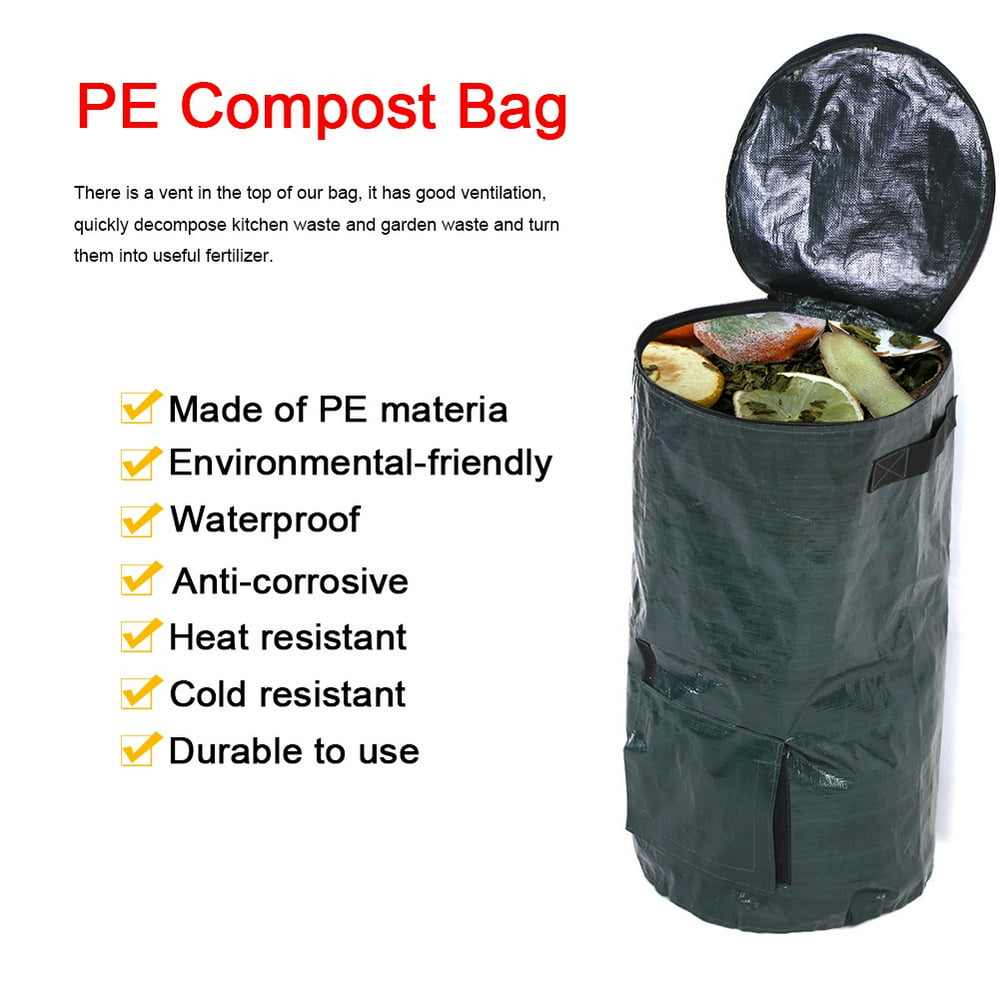 LYUMO Organic Compost Bag, Organic Waste Bag,2 Sizes Organic Waste