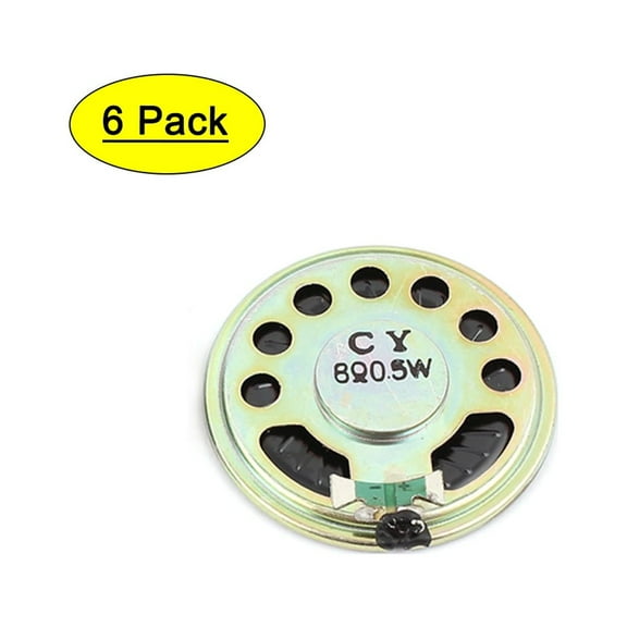 0.5W 45mm Diameter 8 Ohm Internal  Magnet Speaker Loudspeaker 6Pcs