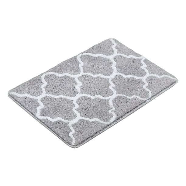 Advancent Felpudo de entrada diseño contraído resistente a la suciedad alfombra de suelo grande alfombra de cocina antideslizante baño dormitorio Decoración del hogar Gris Advancent HA067634-03