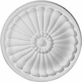 thumbnail image 2 of Ekena Millwork ROS03LO 3.12 In. OD Architectural Logan Rosette, 2 of 3