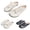 Beige, variant on Women's Hollow Lace Split Toe Mule Flats, Slip‑on Breathable Faux Leather Closed Toe Slide Shoes for Summer Daily Casual Wear Beige 41