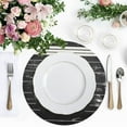 thumbnail image 4 of Disk Music Black Round Placemats Plate Mats 15 Inch Non-Slip Heat Resistant Washable PVC Set Indoor for Kitchen Dining Table 1PC, 4 of 6