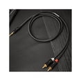 thumbnail image 3 of Cable Audio Auxiliar 3.5 Mm Macho A 2 Rca 2 M Negro, 3 of 3