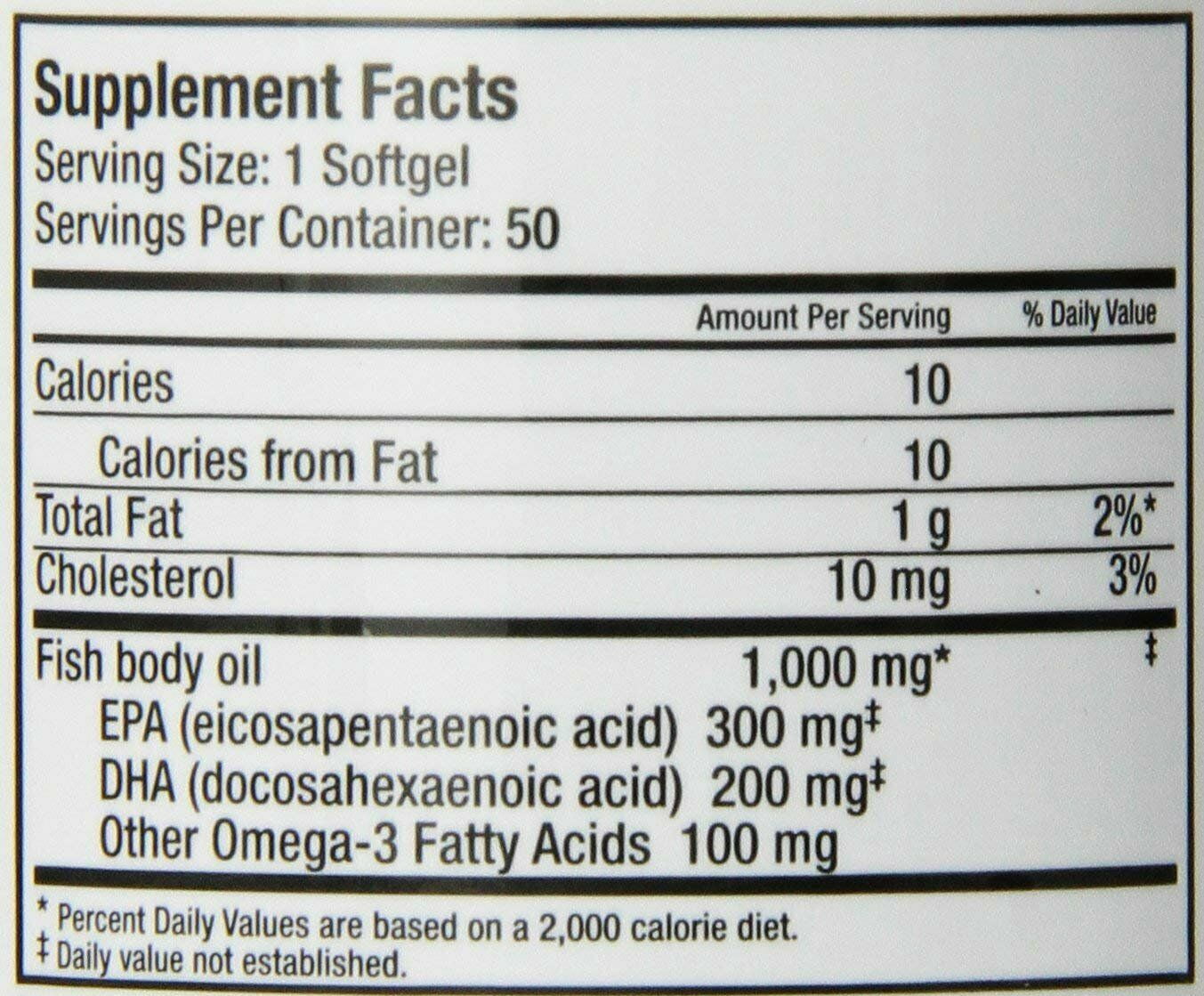 OmegaWorks Super Omega 3 EPA 300 / DHA 200 Formula Fish Oil Softgels 50 Each - (Pack of 6)