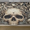 thumbnail image 5 of Ambesonne Gothic Art Place Mats Set of 4, Mushroom Skulls Occult, Standard Size, Eggshell and Charcoal Grey, 5 of 5