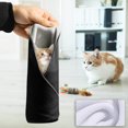 thumbnail image 3 of Cat Grooming Restraint Bag - Adhesive Cloth Wrap for Hair Protection, Calming & Wound Care, 30x30cm Reusable Pet Grooming Aid with Gentle Restraint, 3 of 4